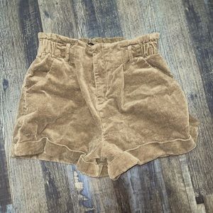 Large corduroy shorts
